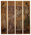 The Nativity Cartoons For Stained Glass At St Davids Church Hawarden PreRaphaelite Sir Edward Burne Jones